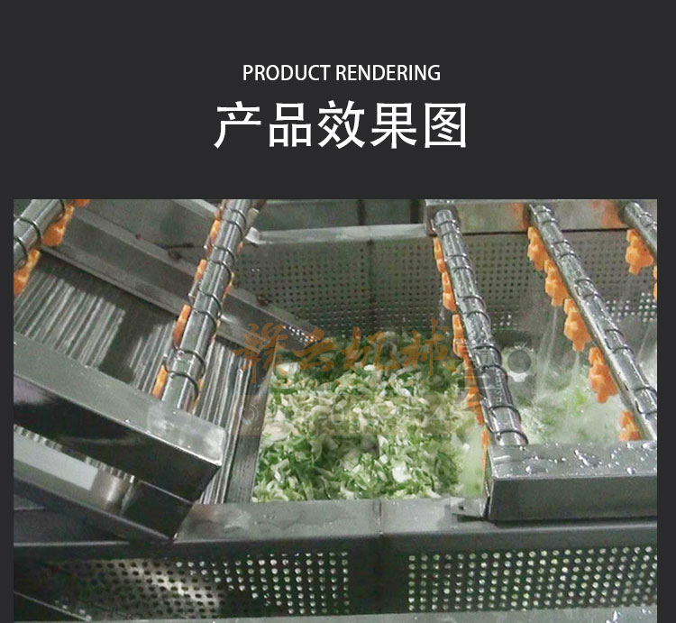 事業(yè)單位部隊學校食堂的蔬菜清洗消毒用的氣泡清洗機(圖16)