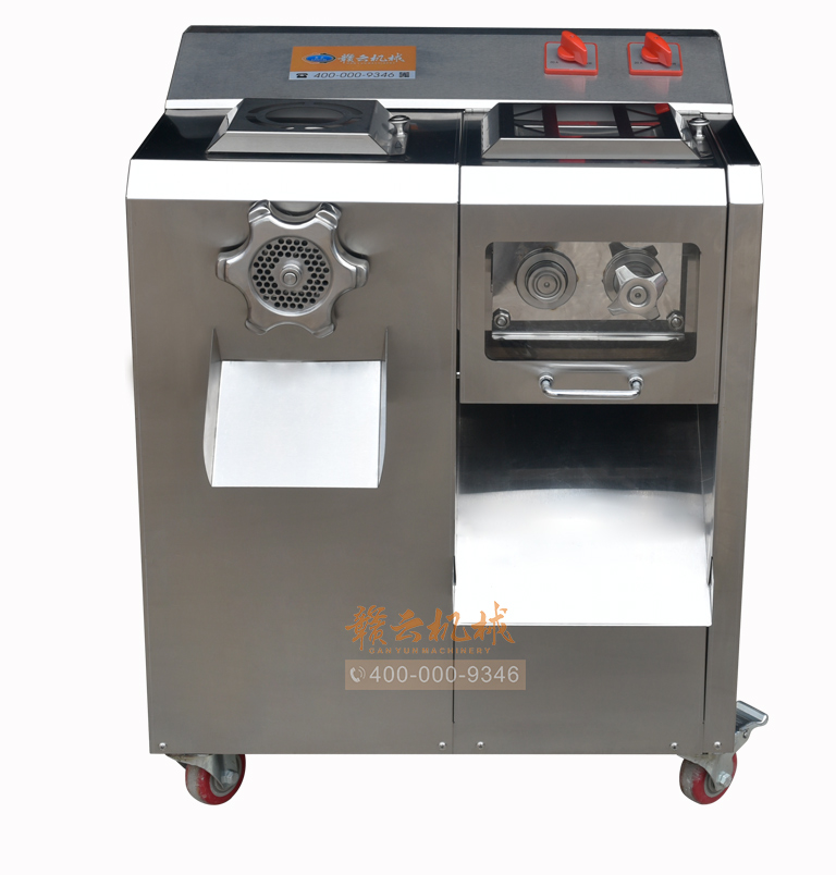精裝立式絞切機B款，雙電機絞切兩用一體機全不銹鋼廠家直銷(圖12)